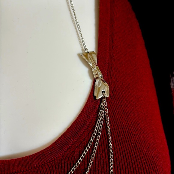 NEW Dior Silver Multi-Strand Necklace - Picture 3 of 8